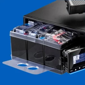 Eaton 9SX Gen 2 - Internal Batteries behind the front panel showcase