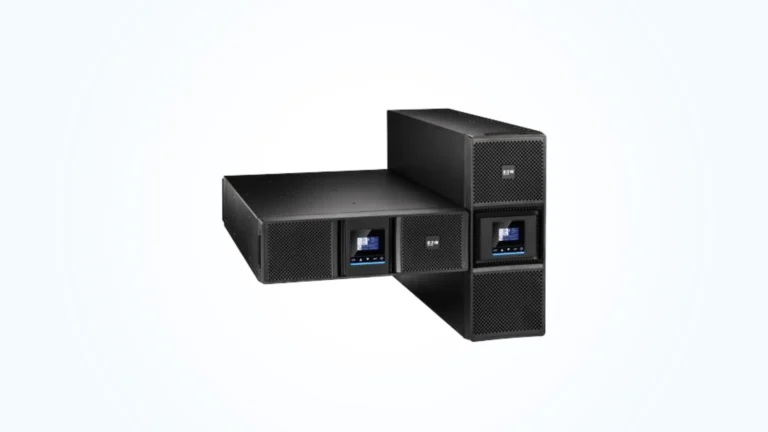 Eaton 9SX Gen 2 Series - Front view, Tower and Rack Position. Article Banner.