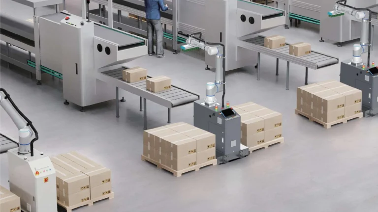 Dobot Palletising solution in manufacture